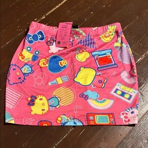 SHEIN Pink Cartoon Print Skirt